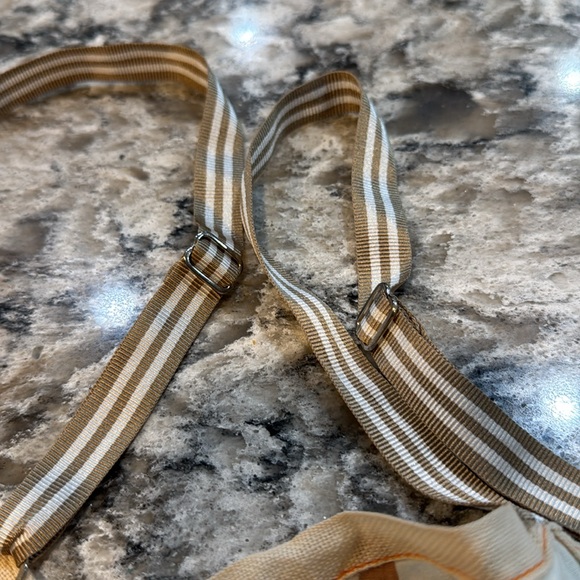 Anthro | Aquarius | Boho Striped Midi Dress Cream Colorful Stripe Size XL - Picture 13 of 14